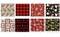 Christmas 8-piece Cotton Fabric Fat Quarter Bundle | Sewing | Crafting | Quilting